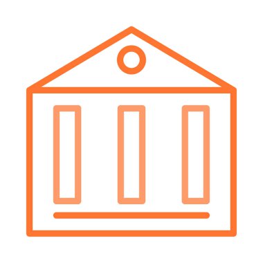 Banka mahkeme vektör çizim oluşturma 