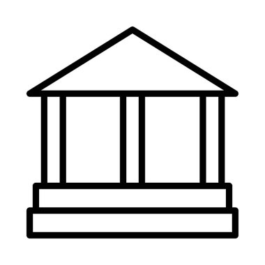 Banka mahkeme vektör çizim oluşturma 