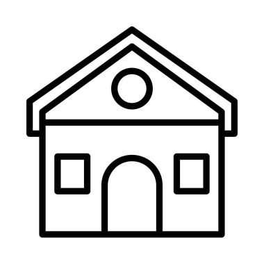 ev apartman vektör çizim 