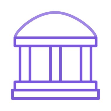 Mahkeme banka vektör çizim oluşturma 