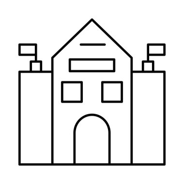 Office plaza vektör çizim oluşturma 