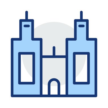 vektör çizim bina plaza tower 