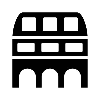 Ofis vektör çizim apartman binası 