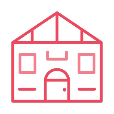 Ev Konut cephe vektör çizim 