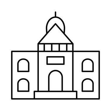 vektör çizim Bina Katolik Kilisesi 