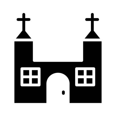 vektör çizim Bina Katolik Kilisesi 