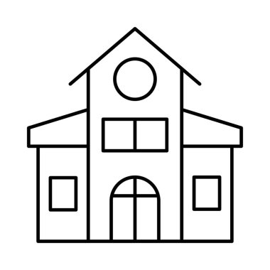 ev Emlak vektör çizim 