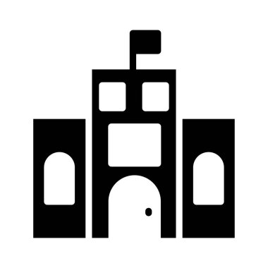 vektör çizim bina ofis plaza 