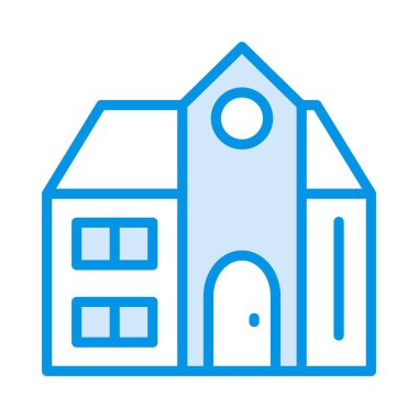 ev daire ev vektör çizim 