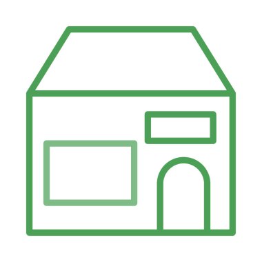 vektör çizim bina mağaza dükkan 