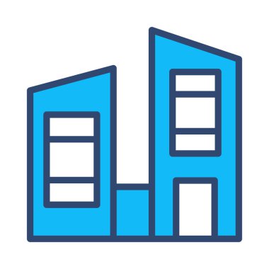 Bina alışveriş merkezi plaza vektör çizim 