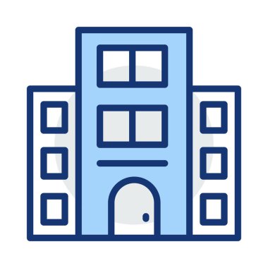 Otel apartmanın vektör çizim 