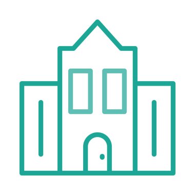 Apartman Ev vektör çizim 