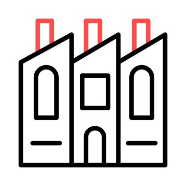 Office plaza vektör çizim oluşturma 