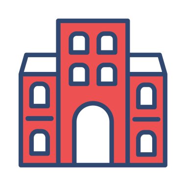 ev daire ev vektör çizim 