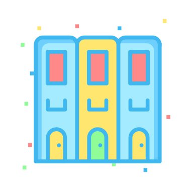 Otel daire vektör çizim oluşturma 