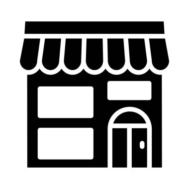 vektör çizim bina mağaza 