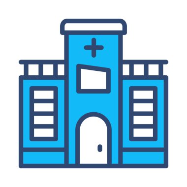 Hastane Klinik eczane vektör çizim 