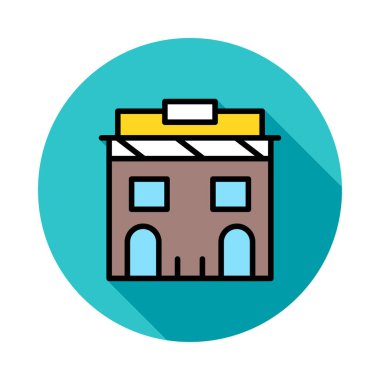 ofis yerleşim vektör çizim depolamak 