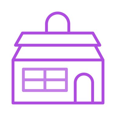 daire ev vektör çizim 