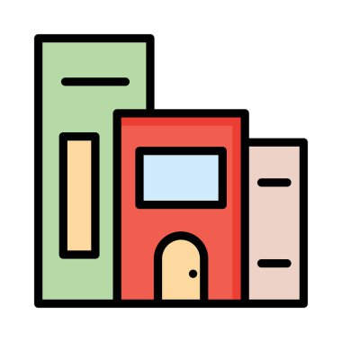 Office daire vektör çizim oluşturma 