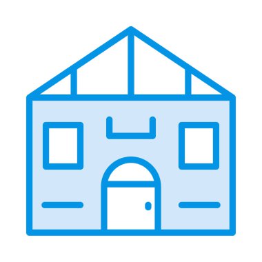 Ev Konut cephe vektör çizim 