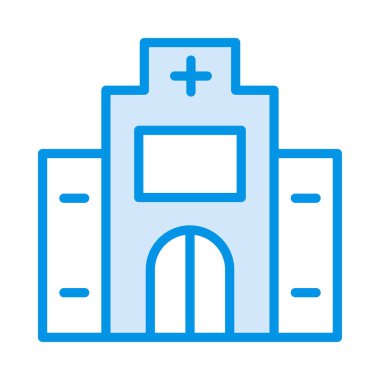 Hastane Klinik eczane vektör çizim 