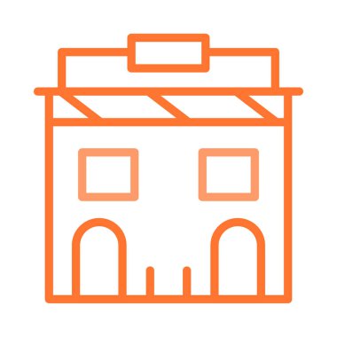 ofis yerleşim vektör çizim depolamak 