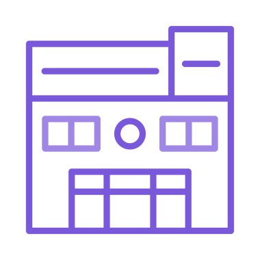 Ofis Binası otel vektör çizim 