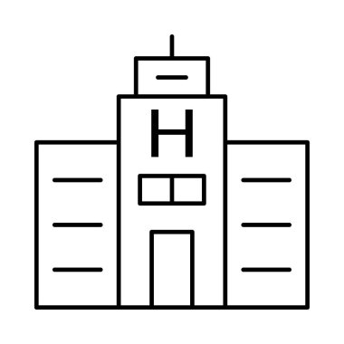 Mağaza mağaza otel vektör çizim 