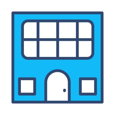 daire ev vektör çizim 