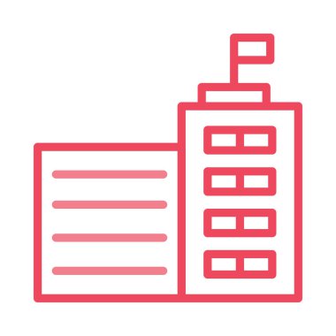 Office plaza vektör çizim oluşturma 