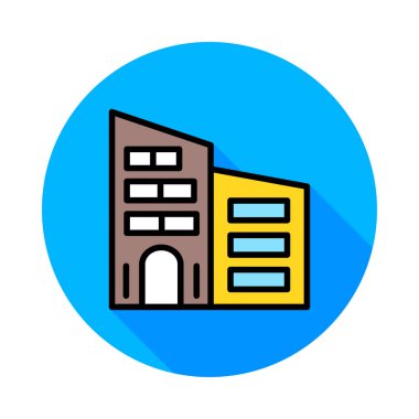 vektör çizim bina plaza tower 