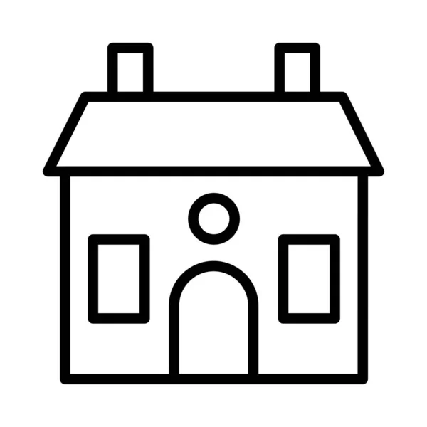 Haus Gebäude Haus Vektor Illustration — Stockvektor