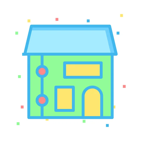 Shop House Store Vector Illustration — Stock Vector