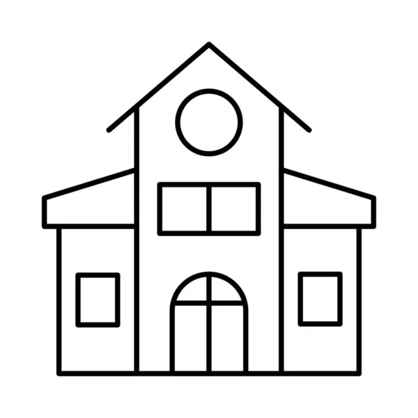 Casa Casa Inmobiliaria Vector Ilustración — Vector de stock