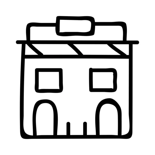 Laden Büro Wohn Vektor Illustration — Stockvektor