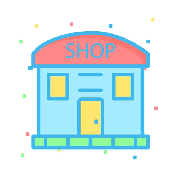 Winkel Opbouwen Van Vectorillustratie Slaan — Stockvector