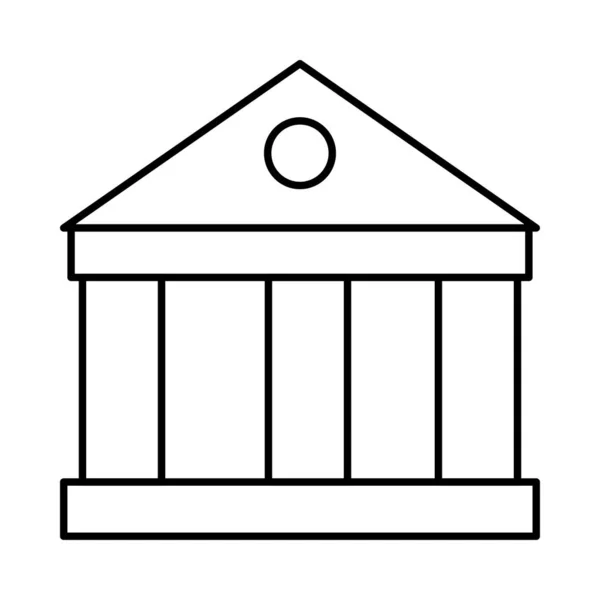 Будівля Домашнього Готелю Векторні Ілюстрації — стоковий вектор