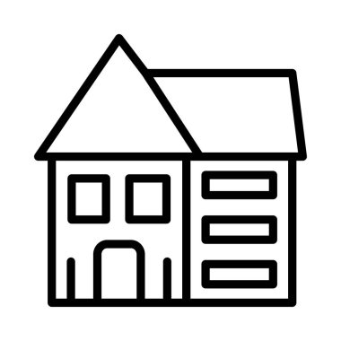 daire ev vektör çizim 