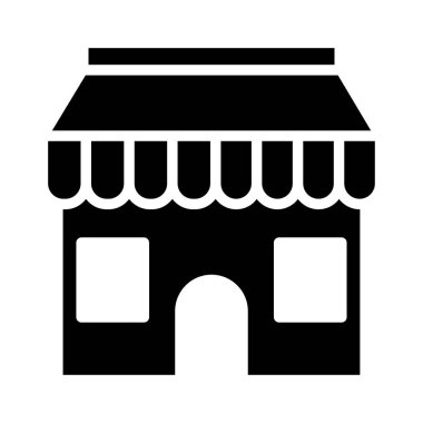 Mağaza mağaza otel vektör çizim 