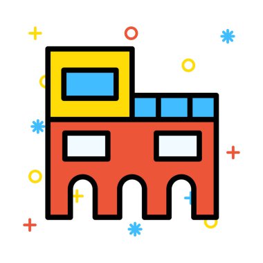 ev daire vektör çizim oluşturma 