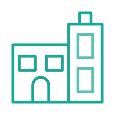 Daire otel vektör çizim oluşturma 