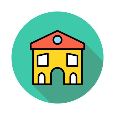 daire ev vektör çizim oluşturma 