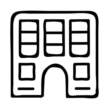 Emlak İnşaat vektör çizim oluşturma 