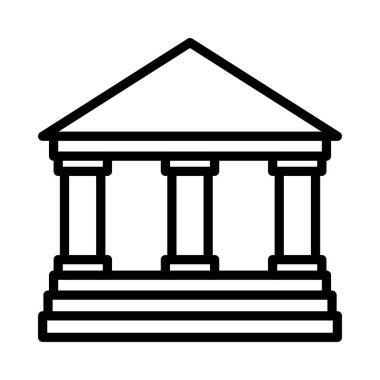 Banka mahkeme vektör çizim oluşturma 