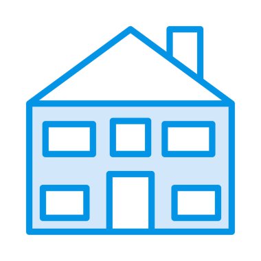 ev bina ev vektör çizim 