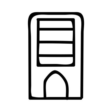 Plaza gayrimenkul vektör çizim oluşturma 