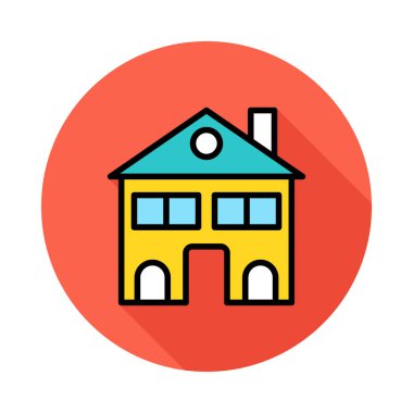 ev Emlak vektör çizim 