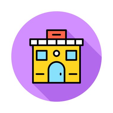 Bina mağaza Dükkanı vektör çizim 